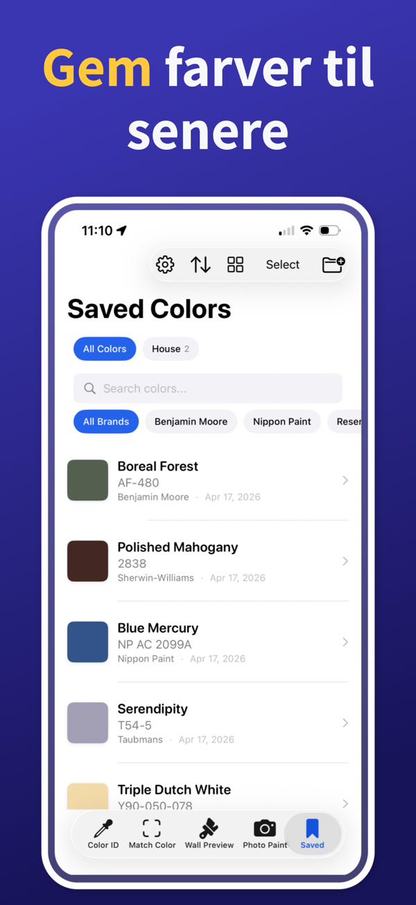 Paint Color Match & Preview additional feature view