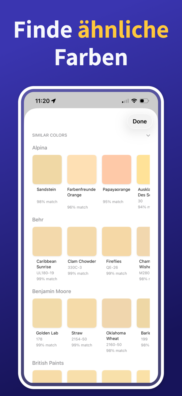 Paint Color Match & Preview additional feature view