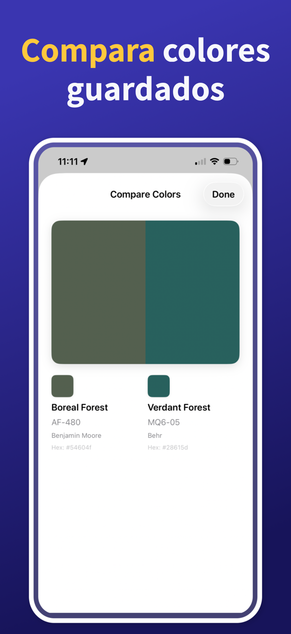 Paint Color Match & Preview photo editing feature