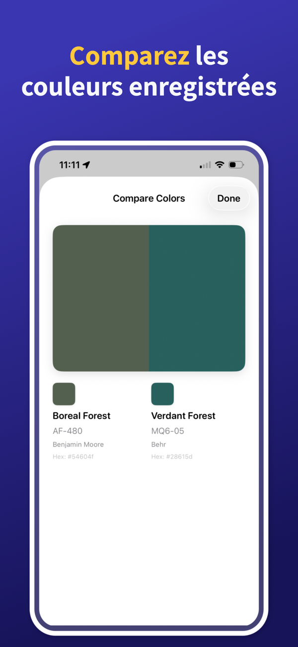 Paint Color Match & Preview photo editing feature
