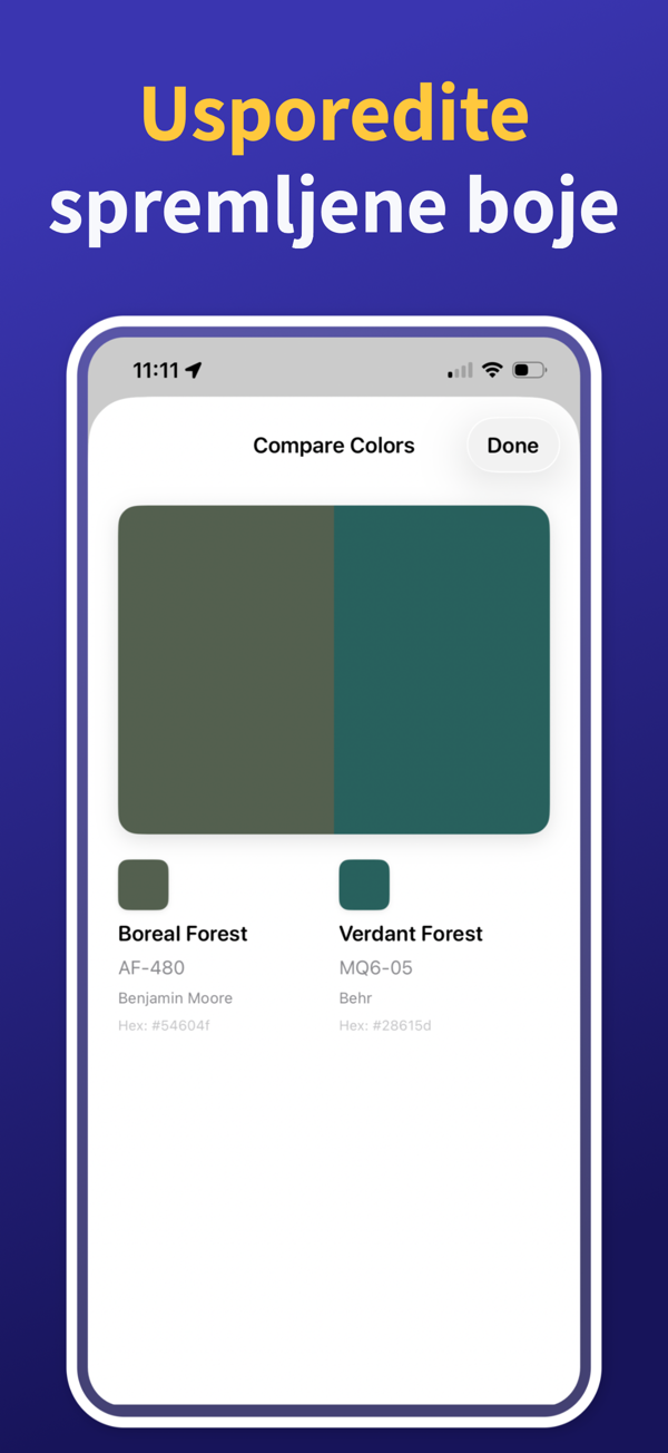 Paint Color Match & Preview photo editing feature