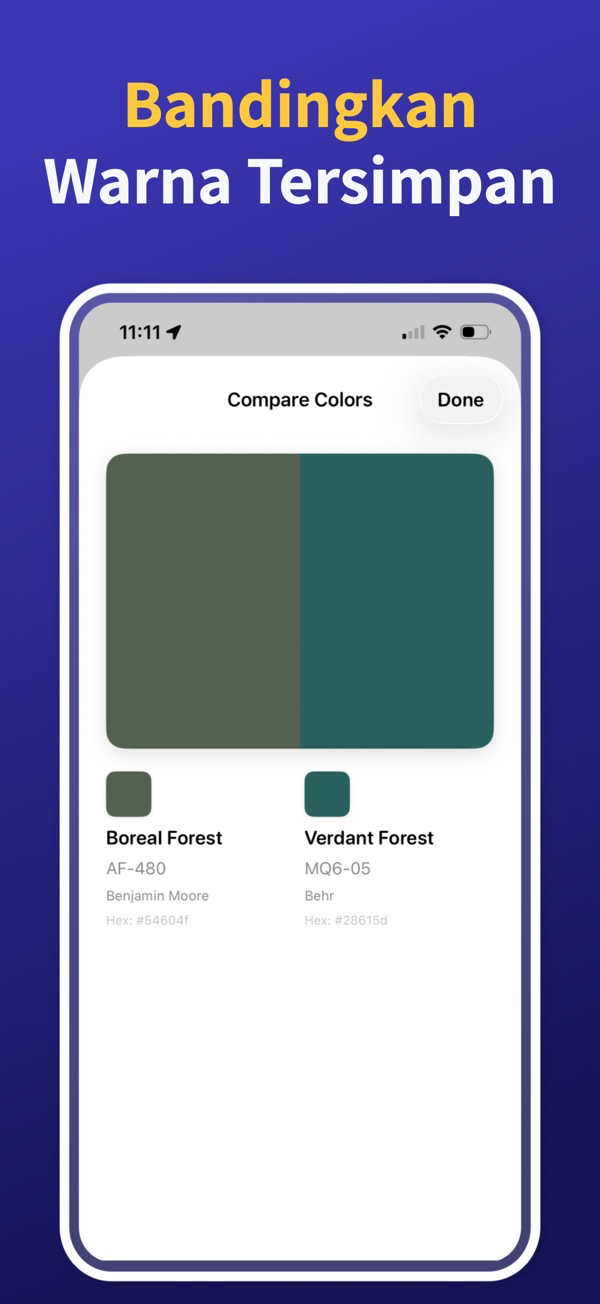 Paint Color Match & Preview photo editing feature