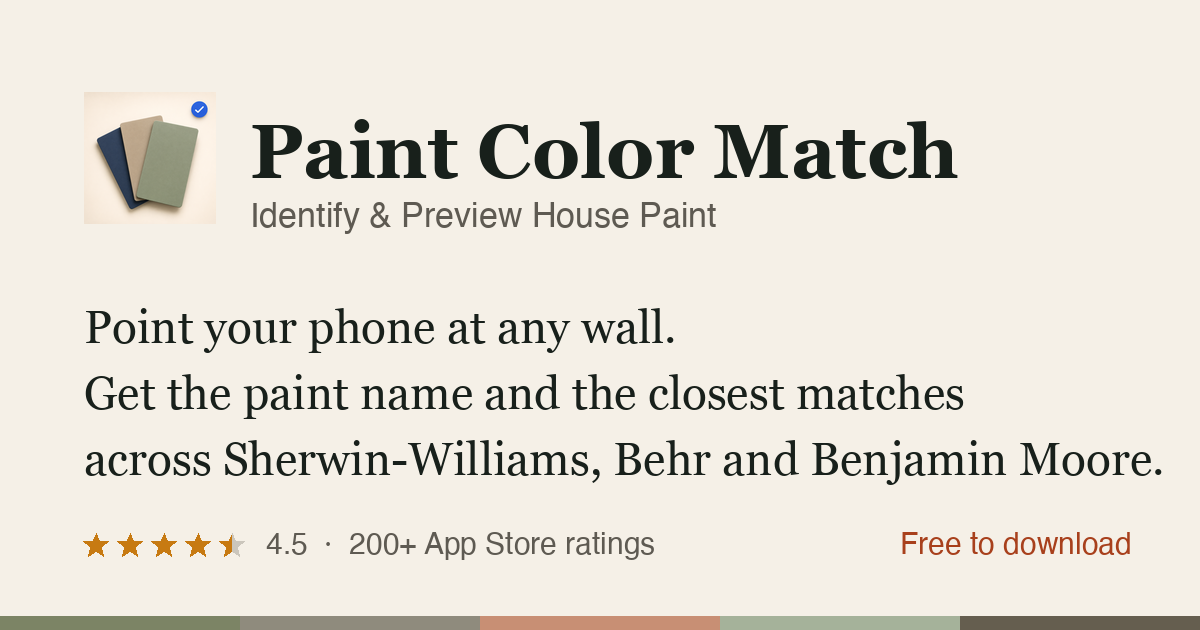 Paint Color Match AI screenshot 1