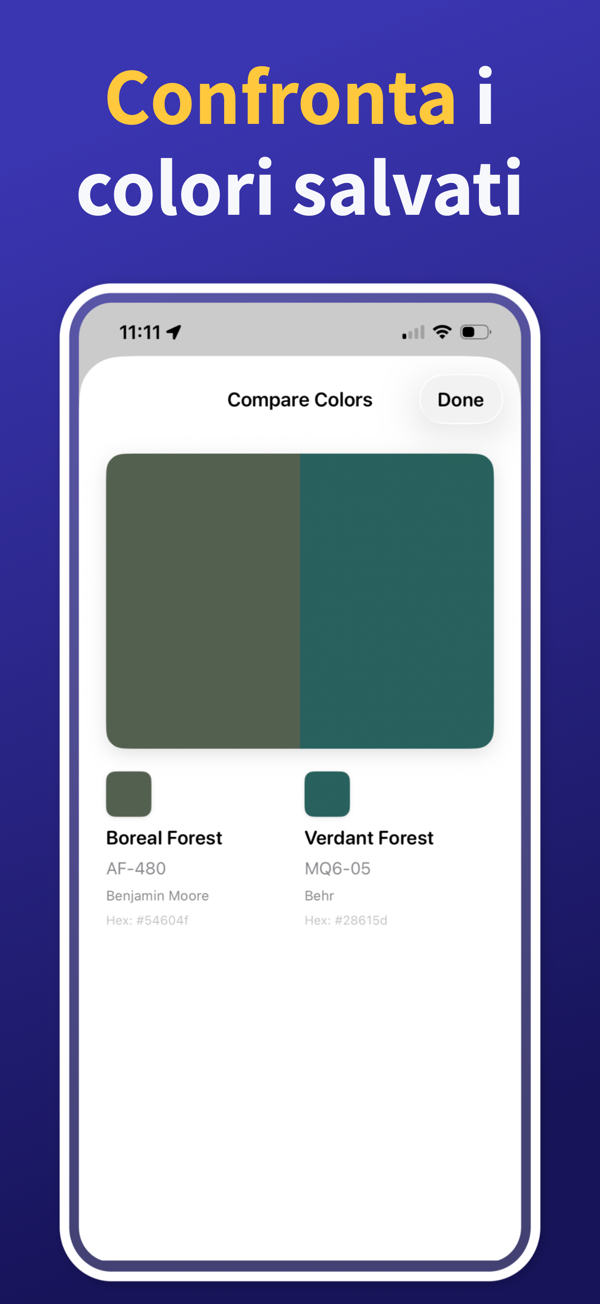 Paint Color Match & Preview photo editing feature