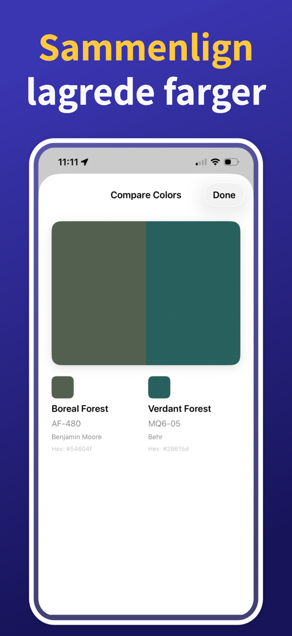 Paint Color Match & Preview photo editing feature