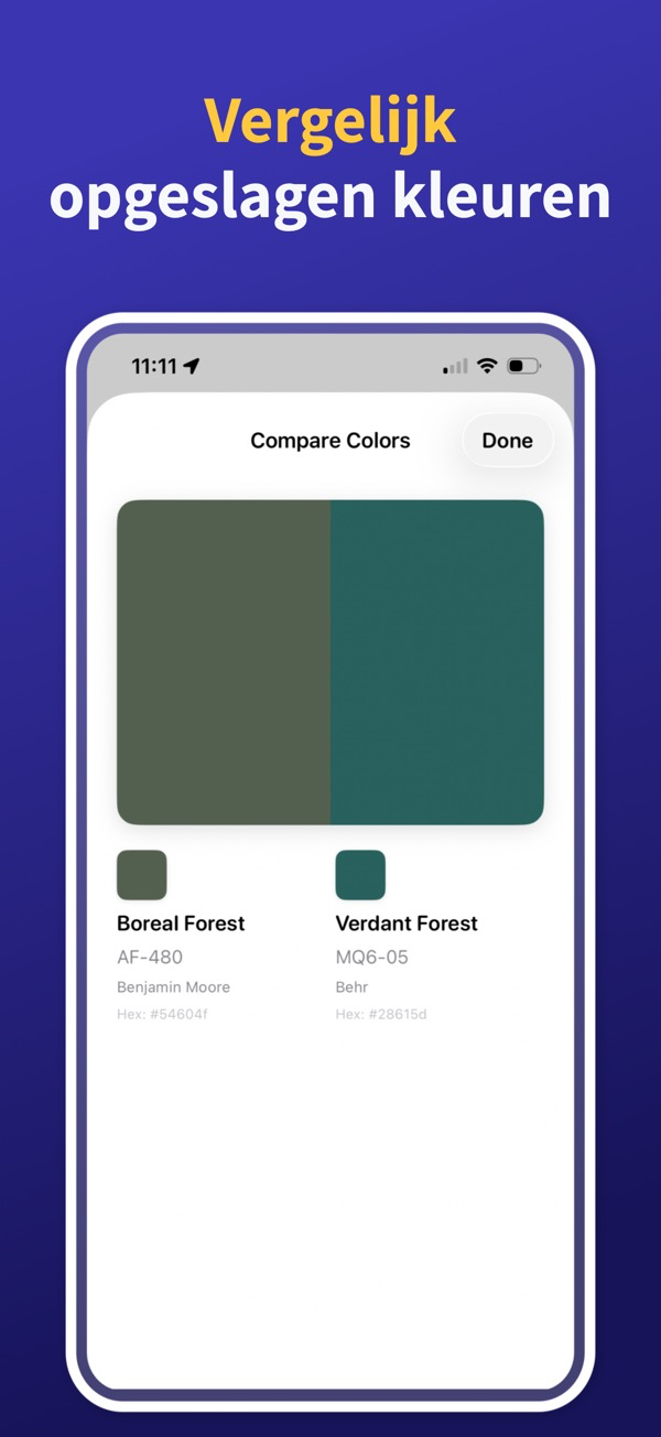 Paint Color Match & Preview photo editing feature
