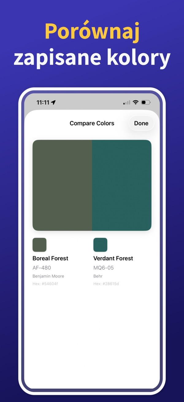 Paint Color Match & Preview photo editing feature