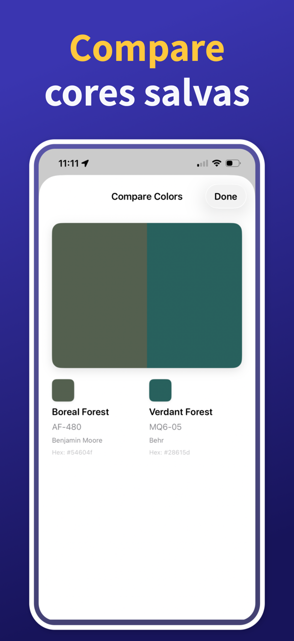 Paint Color Match & Preview photo editing feature
