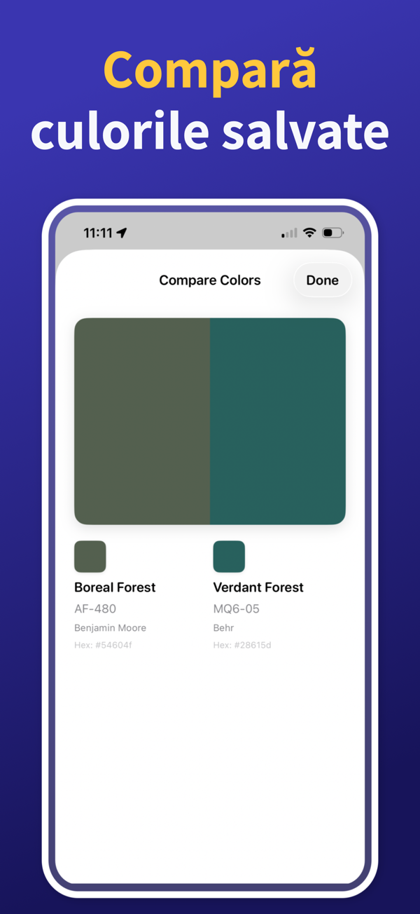Paint Color Match & Preview photo editing feature