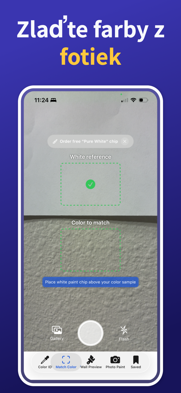 Paint Color Match & Preview manufacturer selection screen