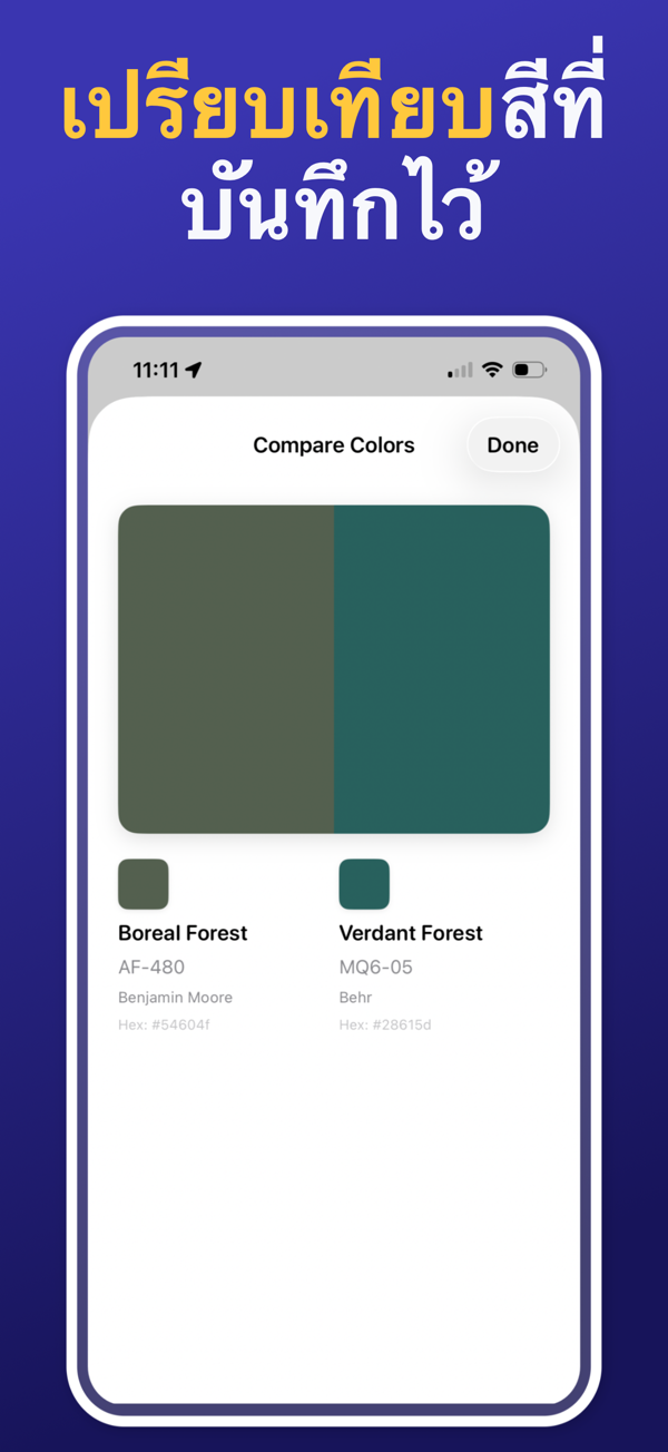 Paint Color Match & Preview photo editing feature