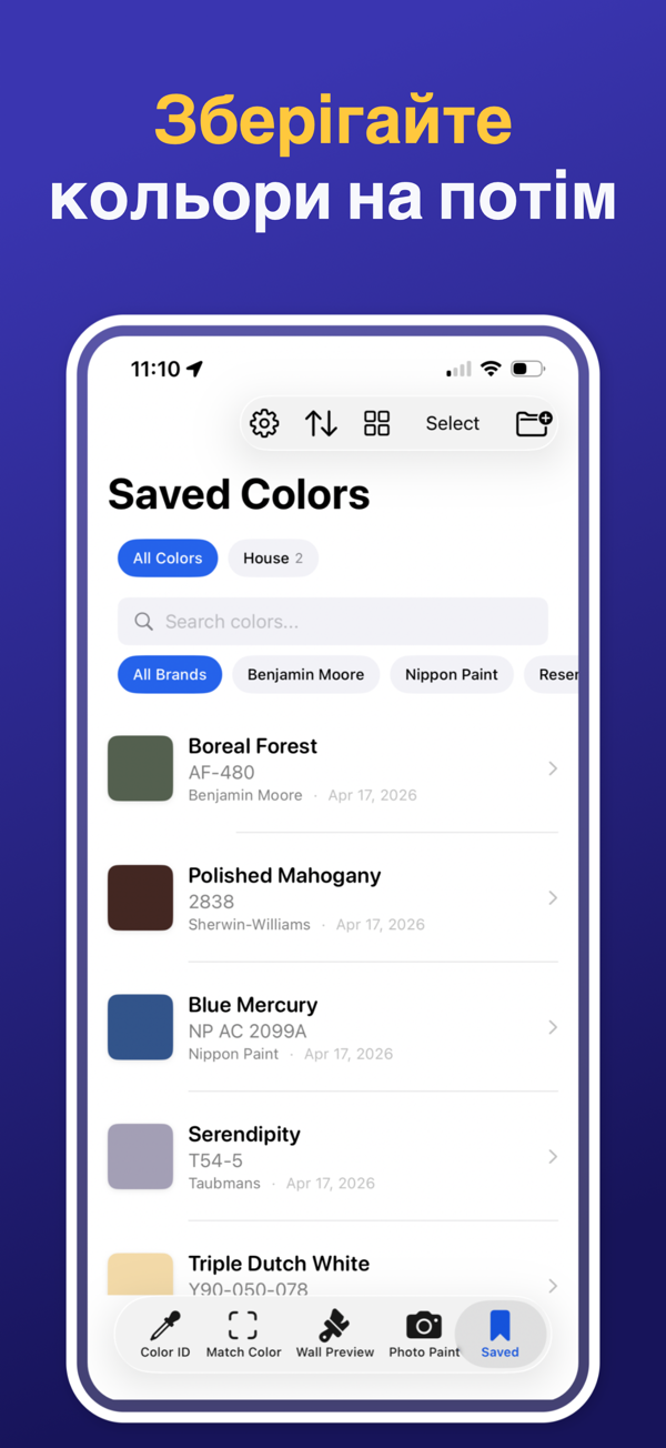 Paint Color Match & Preview additional feature view