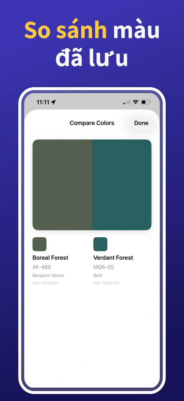 Paint Color Match & Preview photo editing feature