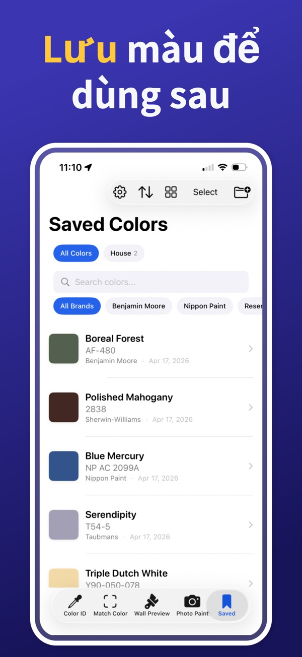 Paint Color Match & Preview additional feature view