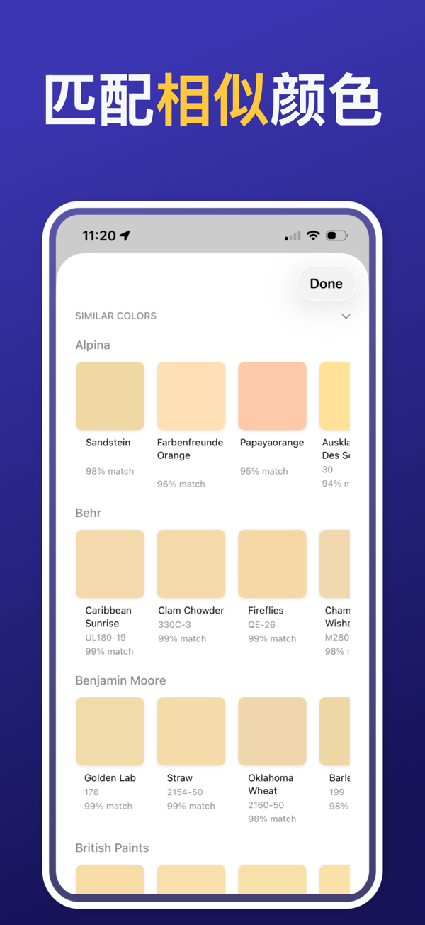 Paint Color Match & Preview additional feature view
